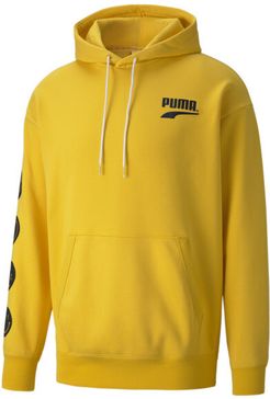 Club Men's Hoodie in Spectra Yellow, Size S