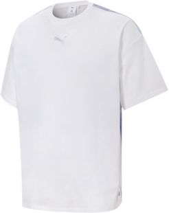 x LIU WEN Women's Graphic T-Shirt in White/Cloud, Size M
