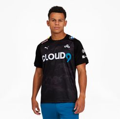 x CLOUD9 Game Day Men's Jersey in Black, Size 4XL