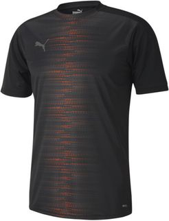 ftblNXT Pro Men's T-Shirt in Black/Shocking Orange, Size XL