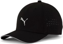 Mesh 3.0 Runner Performance Cap in Black/Silver