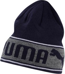 Bryant Reversible Beanie Hat in Dark Blue