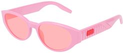 Victoria Beach Cat Eye Sunglasses in Pink/Red