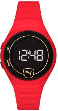 Forever Faster WH Red Digital Watch in Red/Red