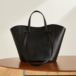 Black RI Studio leather tote handbag