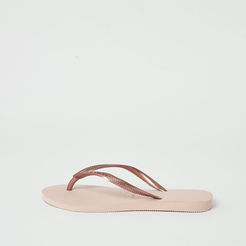 Havianas gold slim flip flops