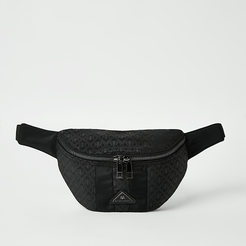 Mens MCMLX black RI monogram bumbag