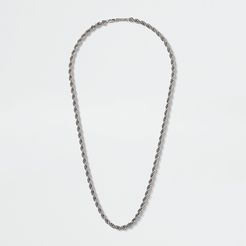 Mens Silver colour chain necklace