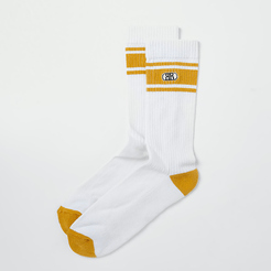 Mens Yellow RR stripe socks