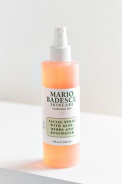 Facial Spray With Aloe, Herbs And Rosewater 8 oz