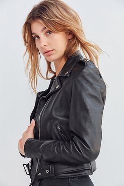 Perfecto Leather Cropped Moto Jacket