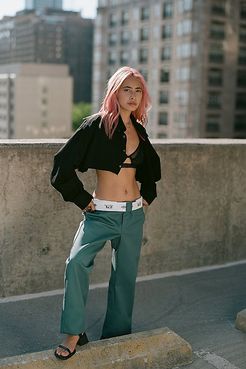 UO Exclusive High-Waisted Ankle Pant