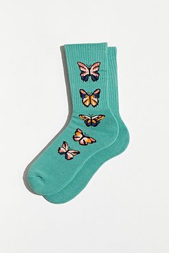 Butterfly Sport Crew Sock