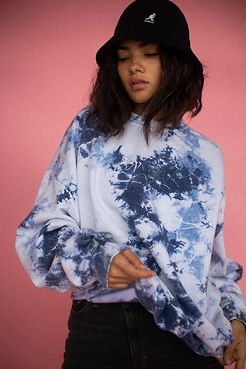 Recycled Tie-Dye Crew Neck Sweatshirt