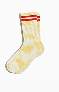 Tie-Dye Stripe Sport Sock