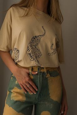 Tiger Overdyed T-Shirt Dress