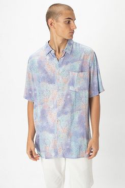 Sea Spray Holiday Short Sleeve Button-Down Shirt