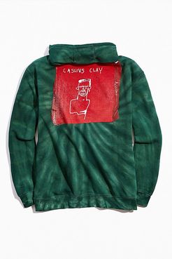 Basquiat Cassius Clay Tie-Dye Hoodie Sweatshirt