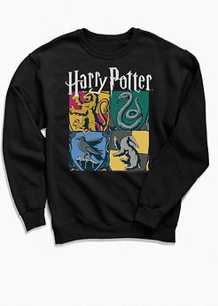 Harry Potter Hogwarts Houses Crew Neck Sweatshirt
