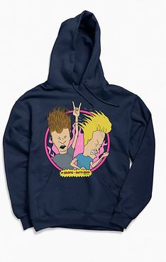 Beavis And Butt-Head Rock Out Hoodie Sweatshirt