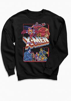 X-Men Retro Video Game Crew Neck Sweatshirt