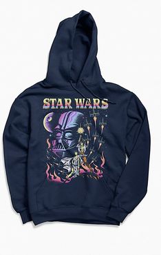 Star Wars Flaming Galaxy Hoodie Sweatshirt