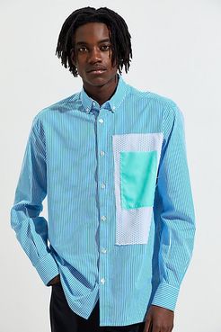 Stamped Button-Down Shirt