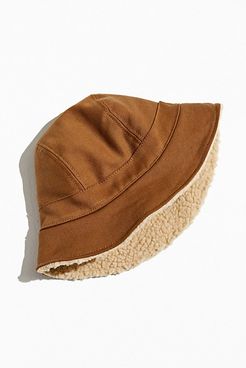 Sherpa-Lined Bucket Hat