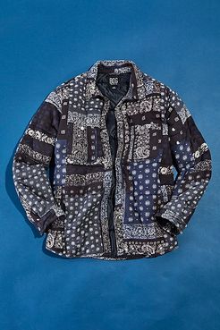 Bandana Quilted Shirt Jacket