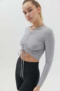 Scrunch It Up Cropped Top