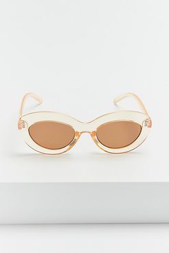 AJ Plastic Oval Sunglasses