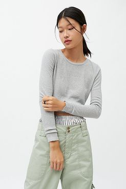 Girlfriend Long Sleeve Cropped Top