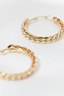 Nina Chain Hoop Earring