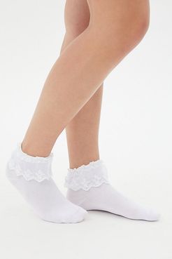 Lace Trim Ankle Sock