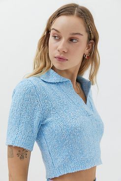 UO Andrea Collared Cropped Sweater