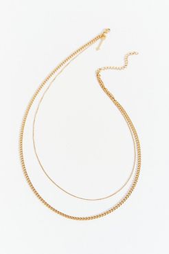 Maia Double Chain Layer Necklace