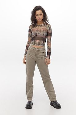 Pax Mocha Straight Leg Jean