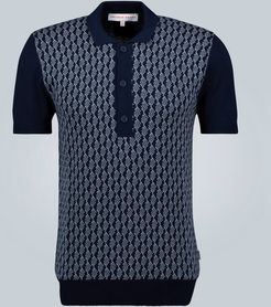 Rushton intarsia polo shirt