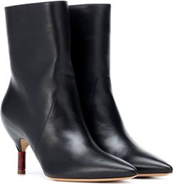 Mariana leather ankle boots