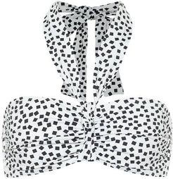 Verona printed bikini top