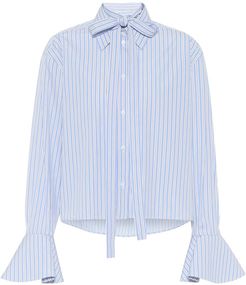 striped cotton blouse