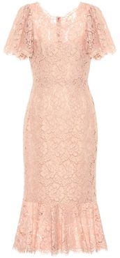 Lace midi dress