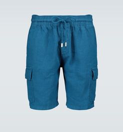 Baie cargo linen shorts