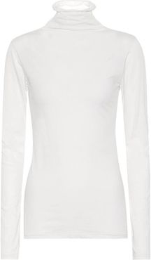 Talisia stretch-cotton top