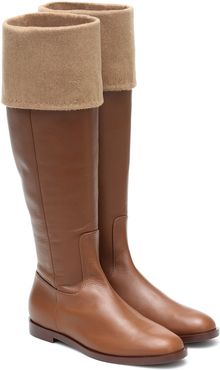 Brigg leather knee-high boots