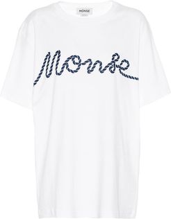 Logo cotton blend T-shirt