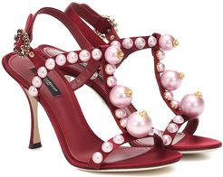 Keira satin sandals