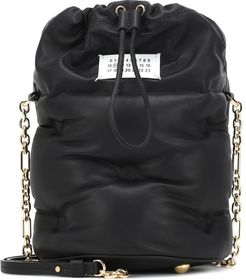 Glam Slam Small leather bucket bag