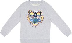 Embroidered cotton sweatshirt