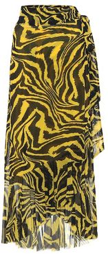 Exclusive to Mytheresa â Animal-print wrap skirt
